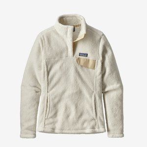 Off White Patagonia Fleece Pullover Ivory